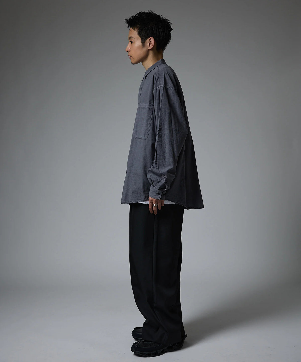 STRIPE TECH SHIRT L/S