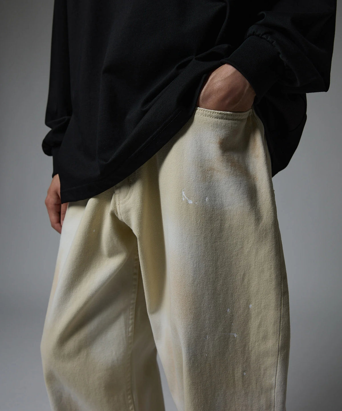 BAGGY DENIM VINTAGE DYED