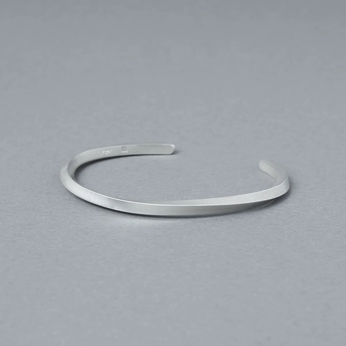 シルバー925 バングル ｜幅3mm