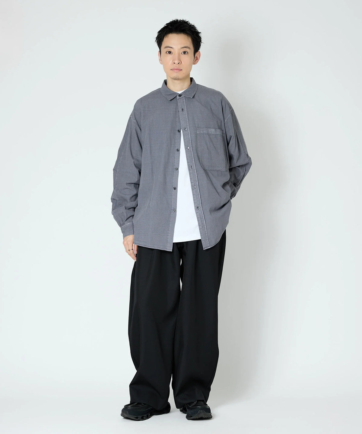 STRIPE TECH SHIRT L/S