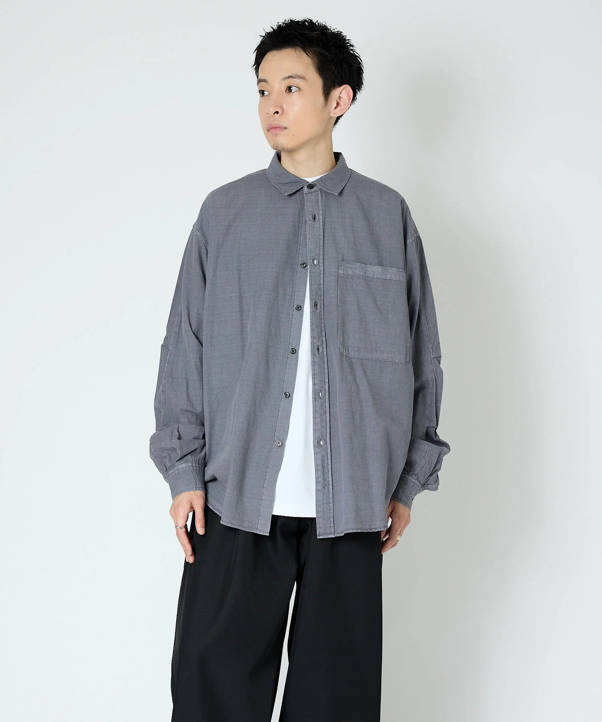 STRIPE TECH SHIRT L/S