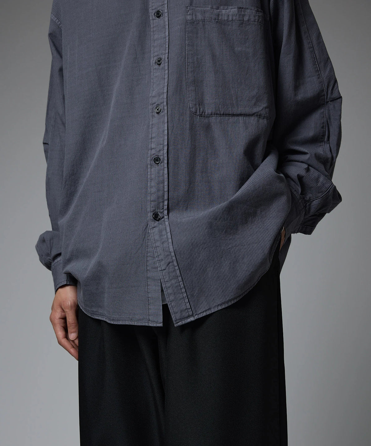 STRIPE TECH SHIRT L/S