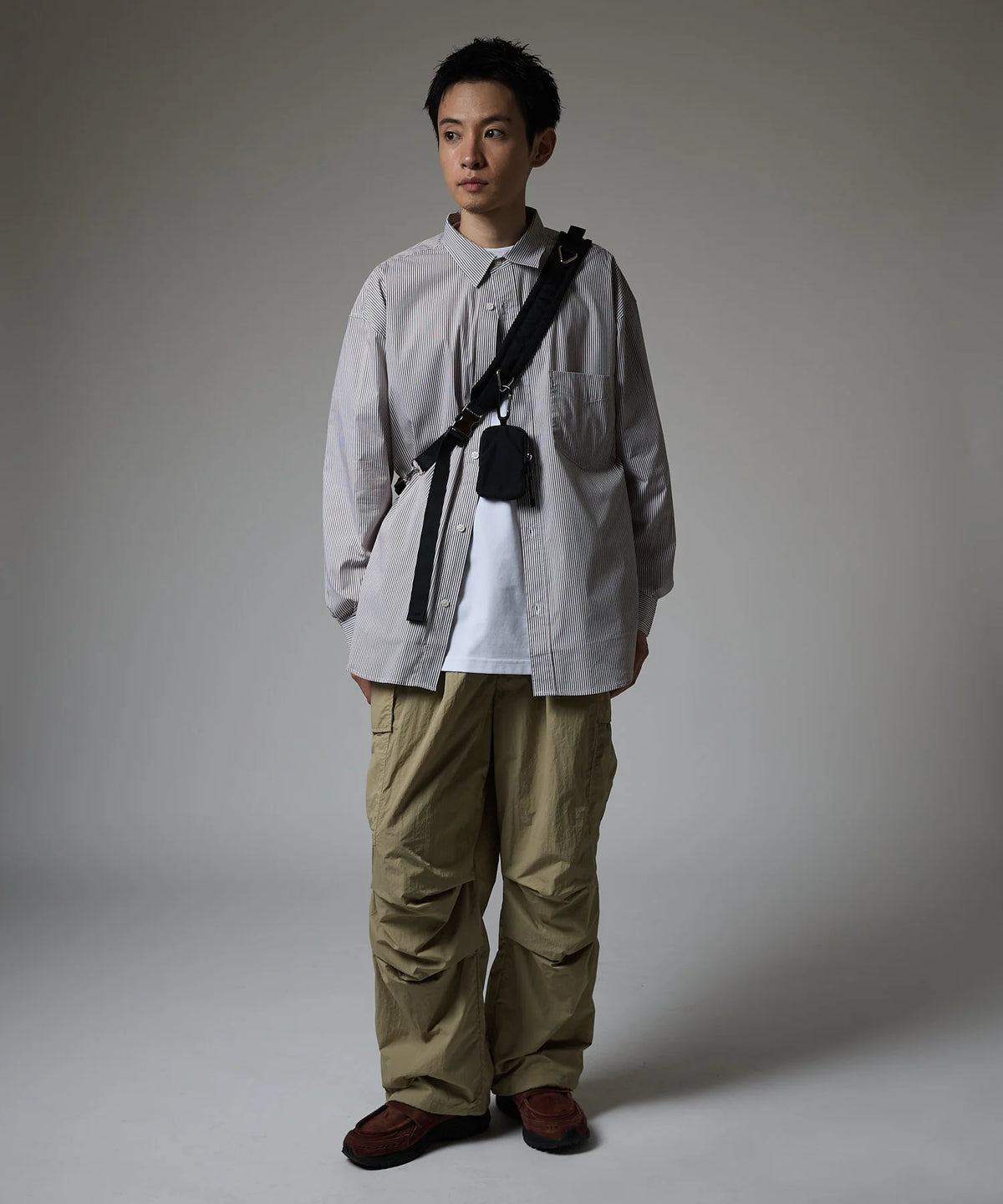 LOOSE STRIPE SHIRT L/S
