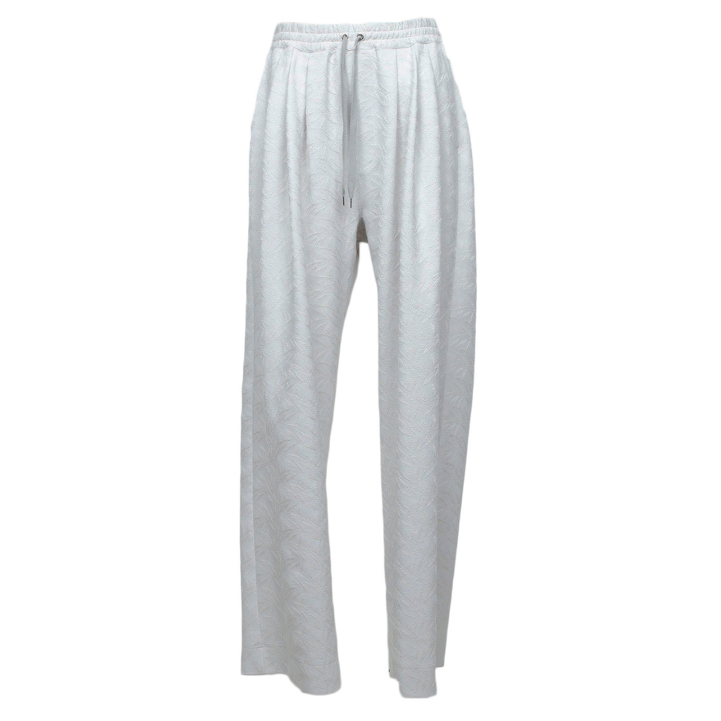 Original fabric 3-tucked easy trousers (ICE GRAY)