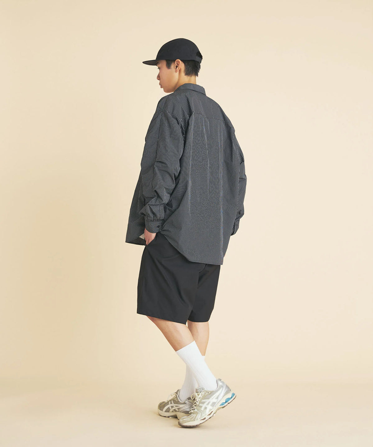 GRAPH CHECK TECH SHIRT L/S