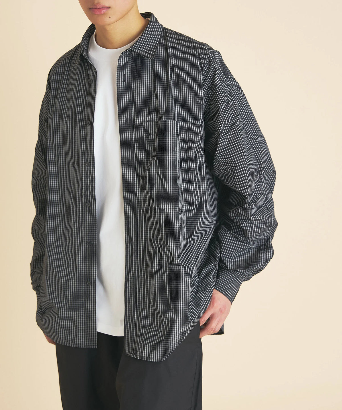 GRAPH CHECK TECH SHIRT L/S