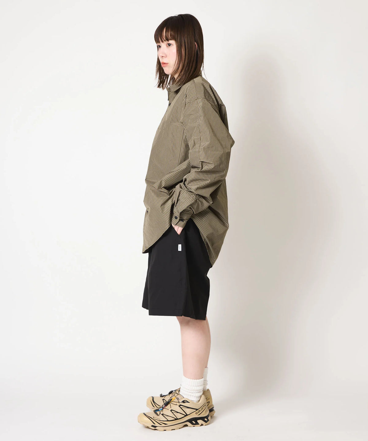 GRAPH CHECK TECH SHIRT L/S