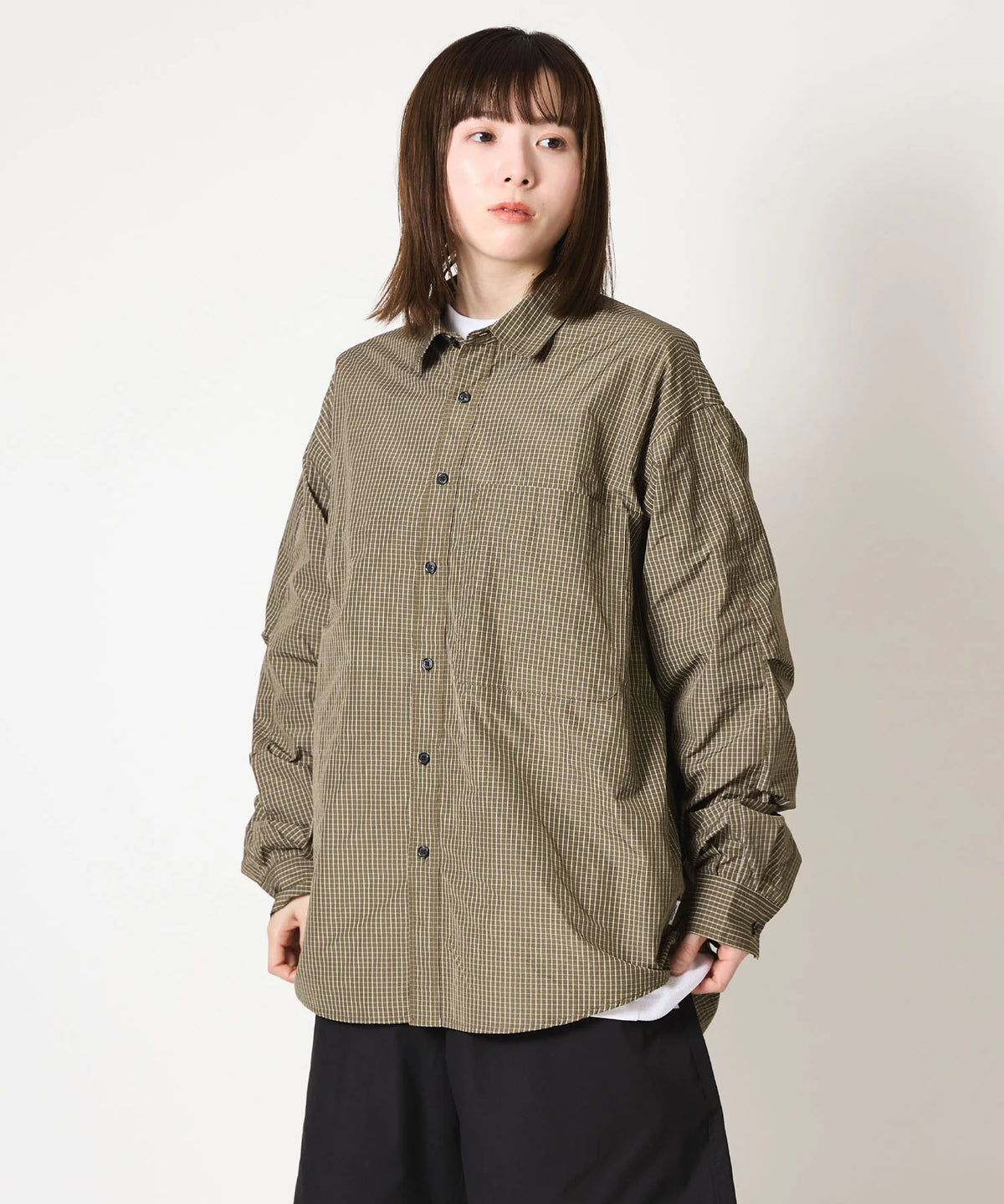 GRAPH CHECK TECH SHIRT L/S