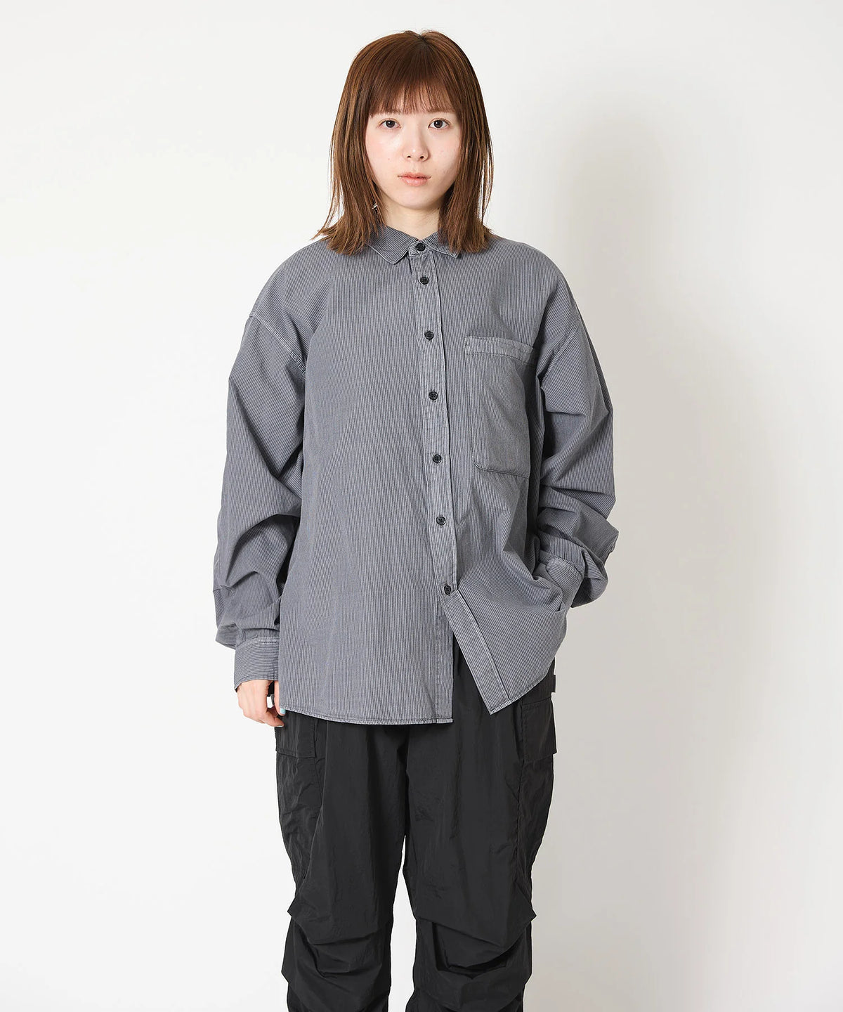 STRIPE TECH SHIRT L/S