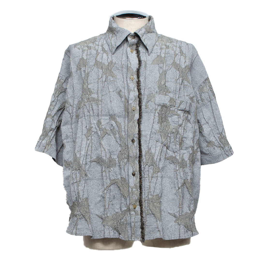 Short Sleeve Compact Shirt (IVY×CONCRETE)