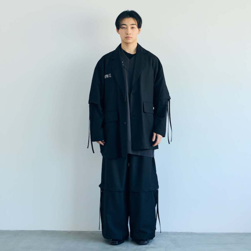 2way セットアップジャケット (BLACK)