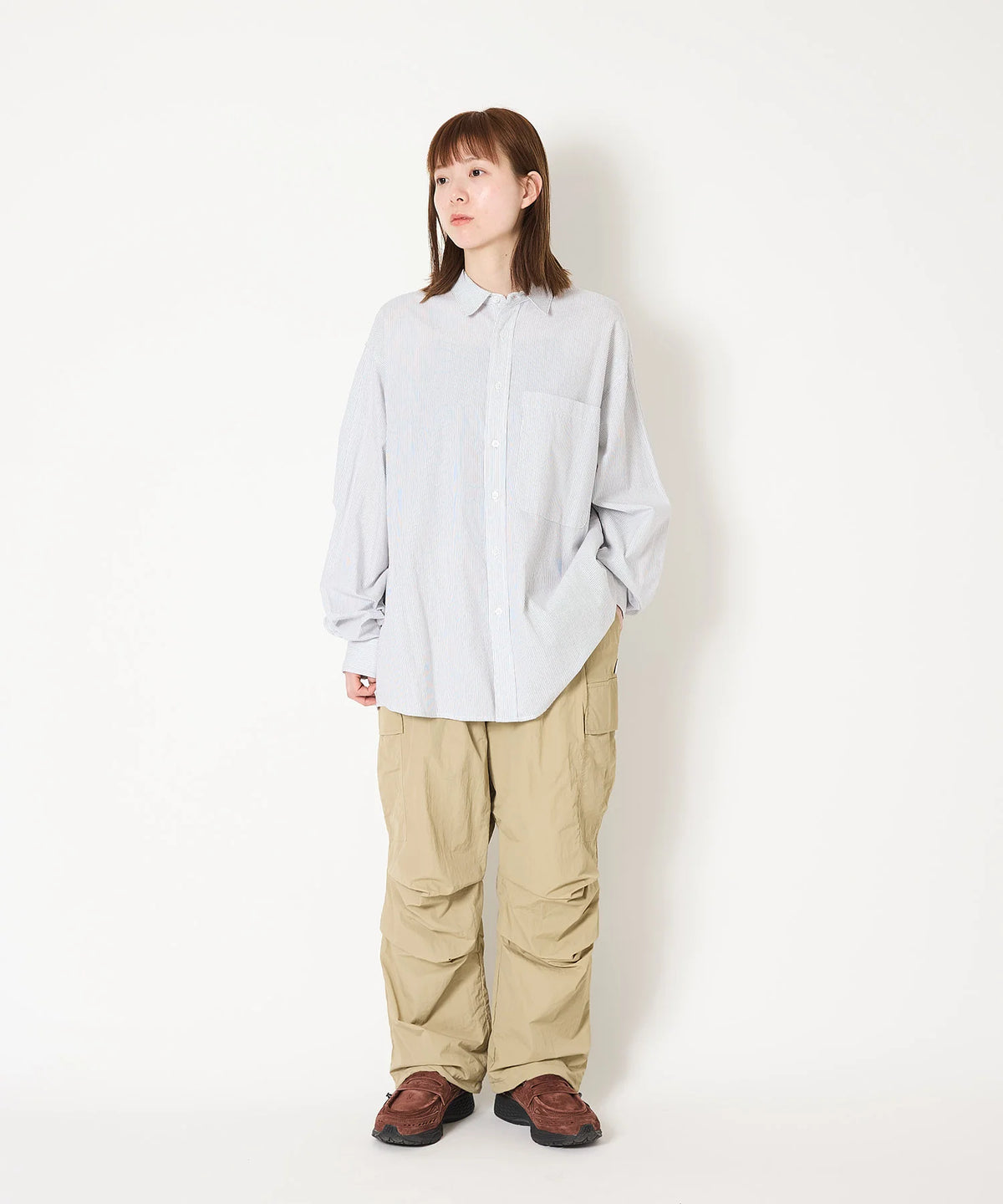 STRIPE TECH SHIRT L/S