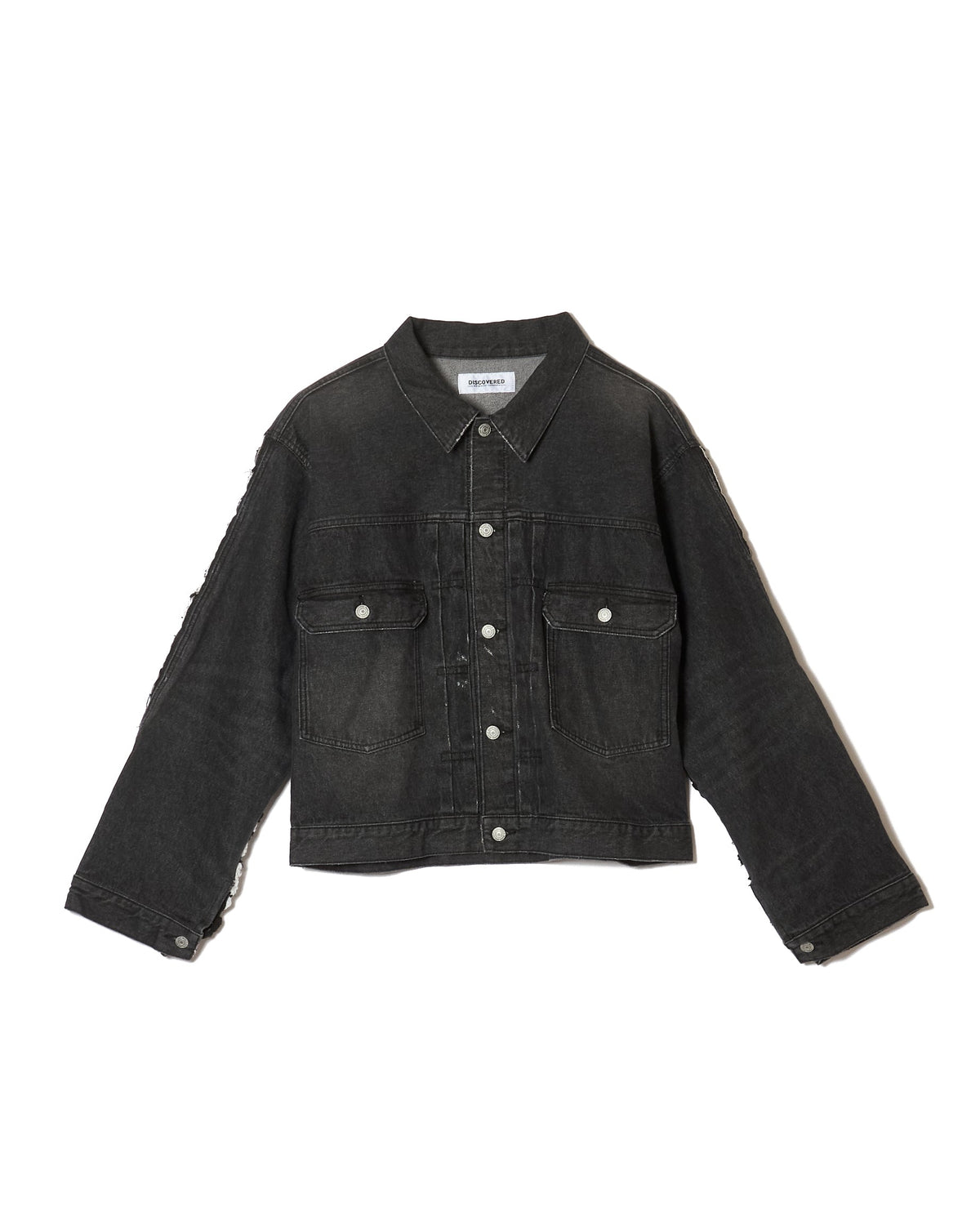 CROCHET DENIM BLOUSON