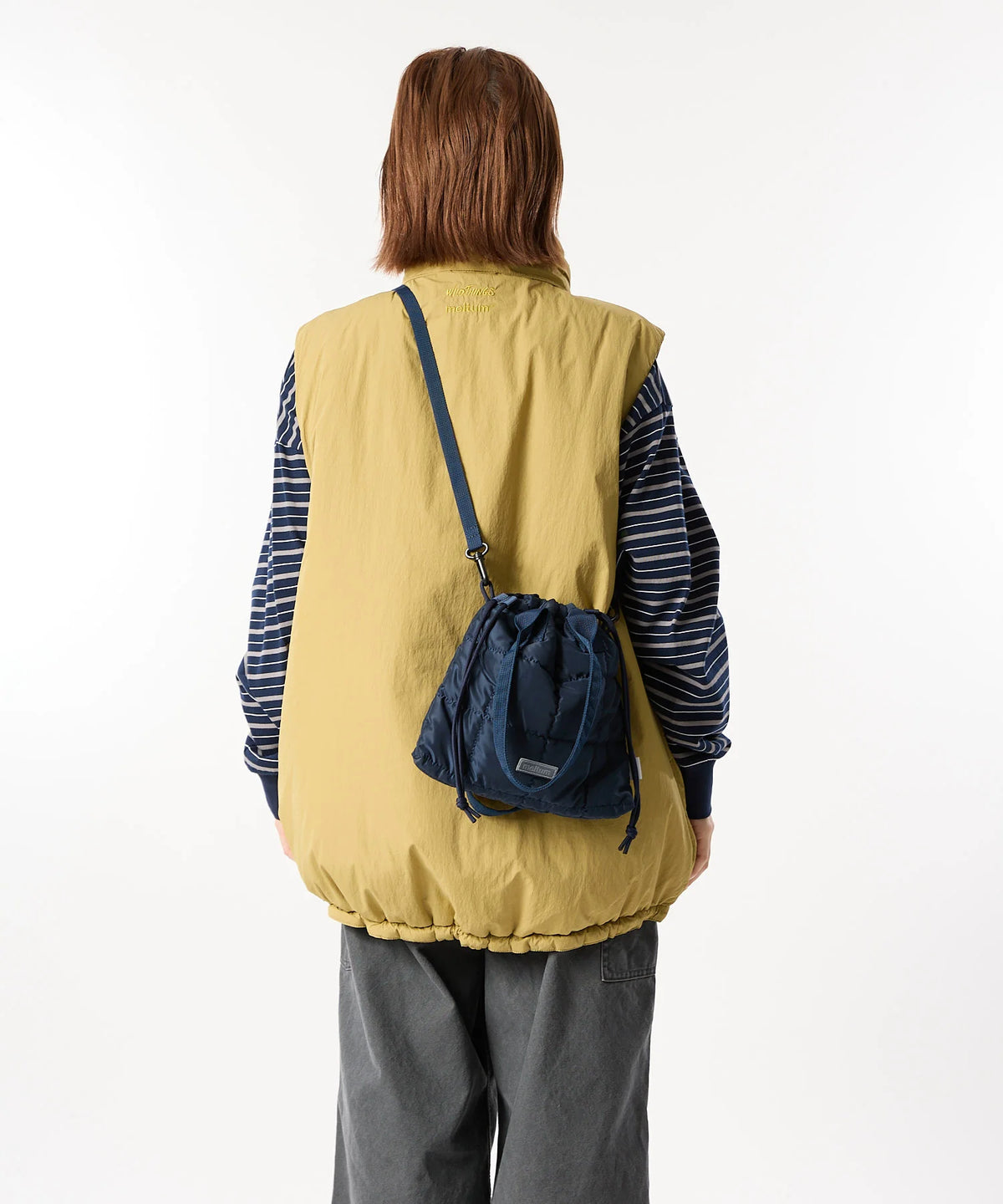 QUILT SHOULDER POUCH