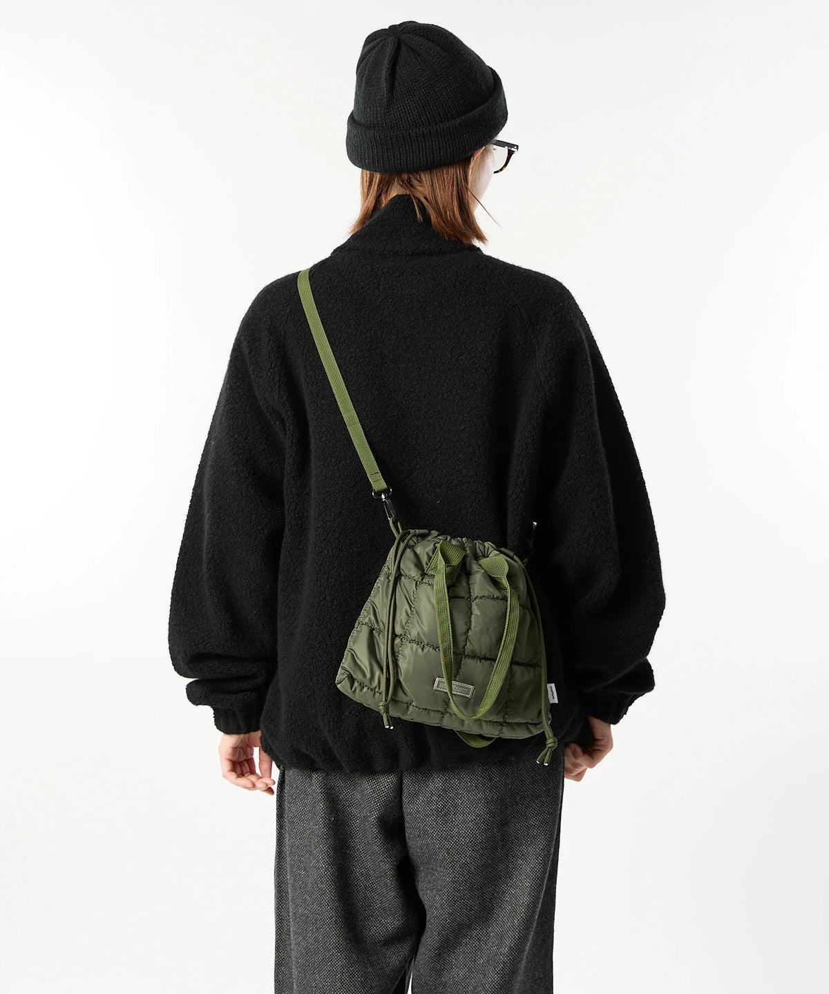 QUILT SHOULDER POUCH
