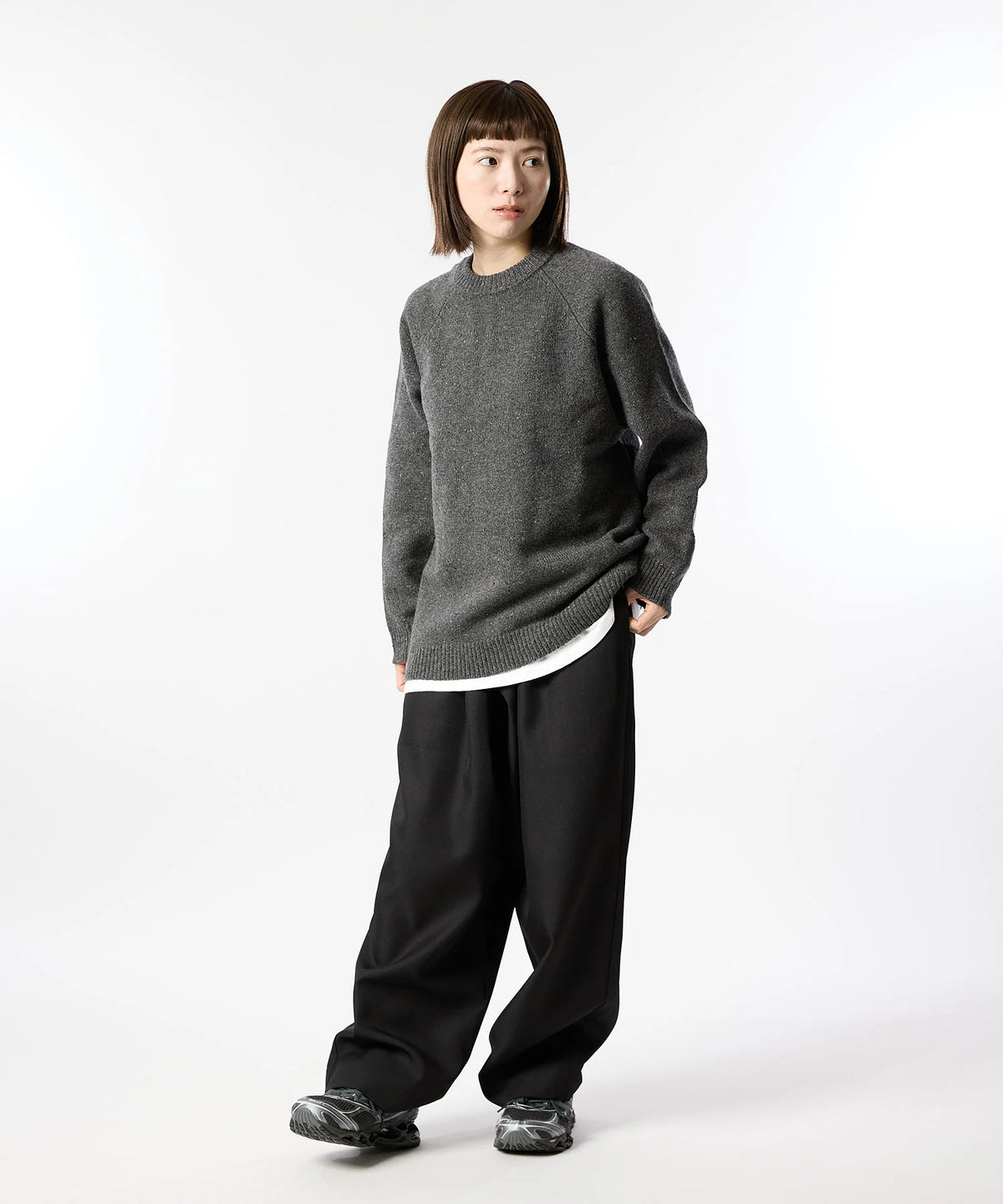 WOOL CREWNECK KNIT