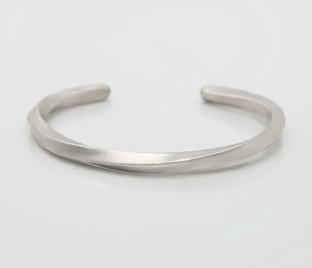シルバー925 バングル(マット4mm)