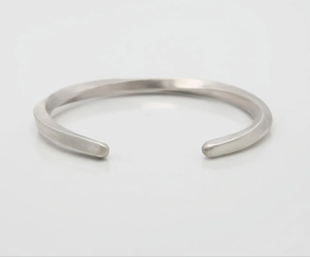 シルバー925 バングル(マット4mm)