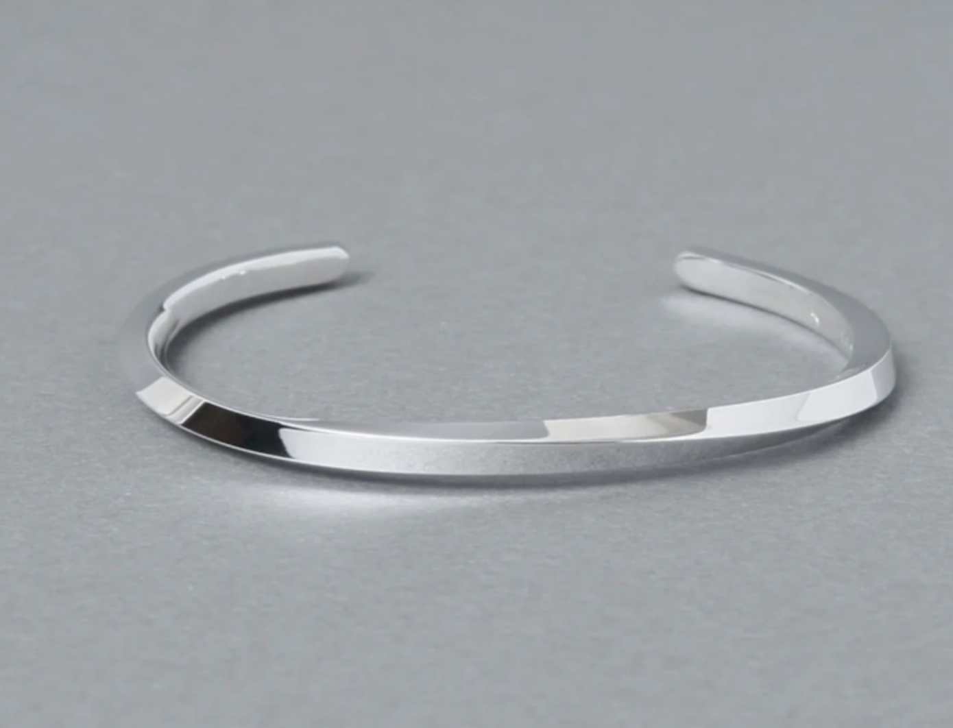 シルバー925 バングル(鏡面3mm)