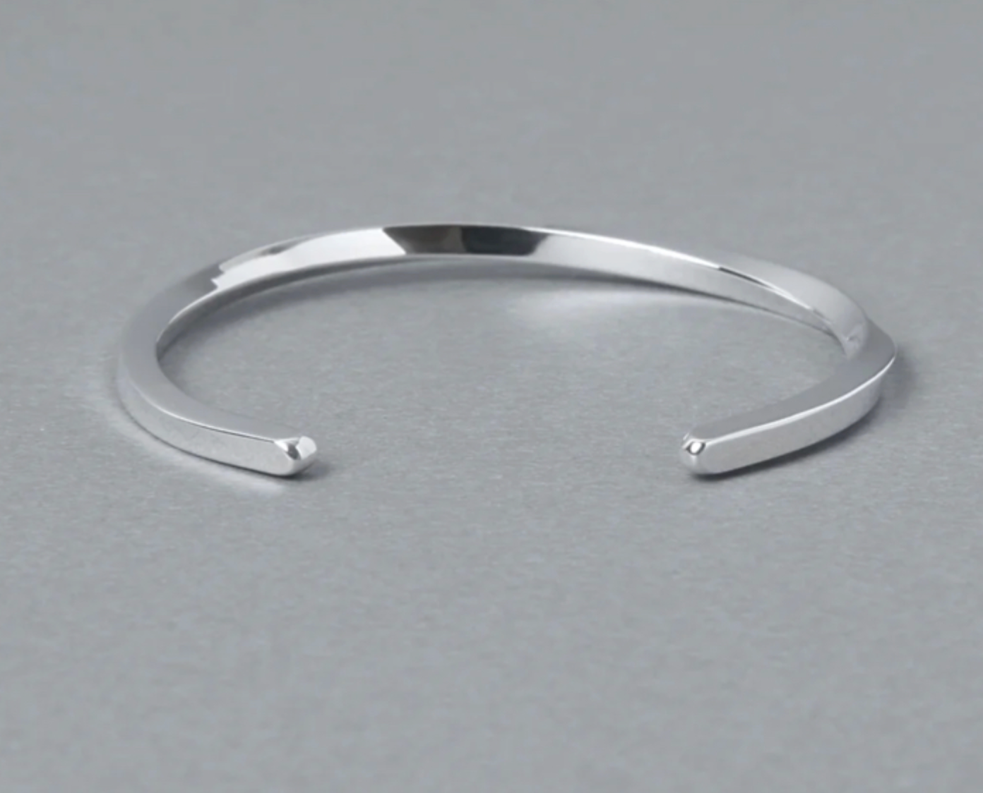 シルバー925 バングル(鏡面3mm)
