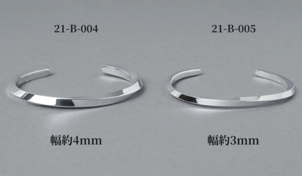 シルバー925 バングル(鏡面3mm)
