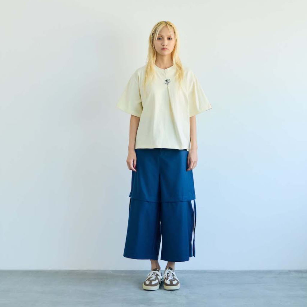 刺繍Tシャツ (LIGHT YELLOW)