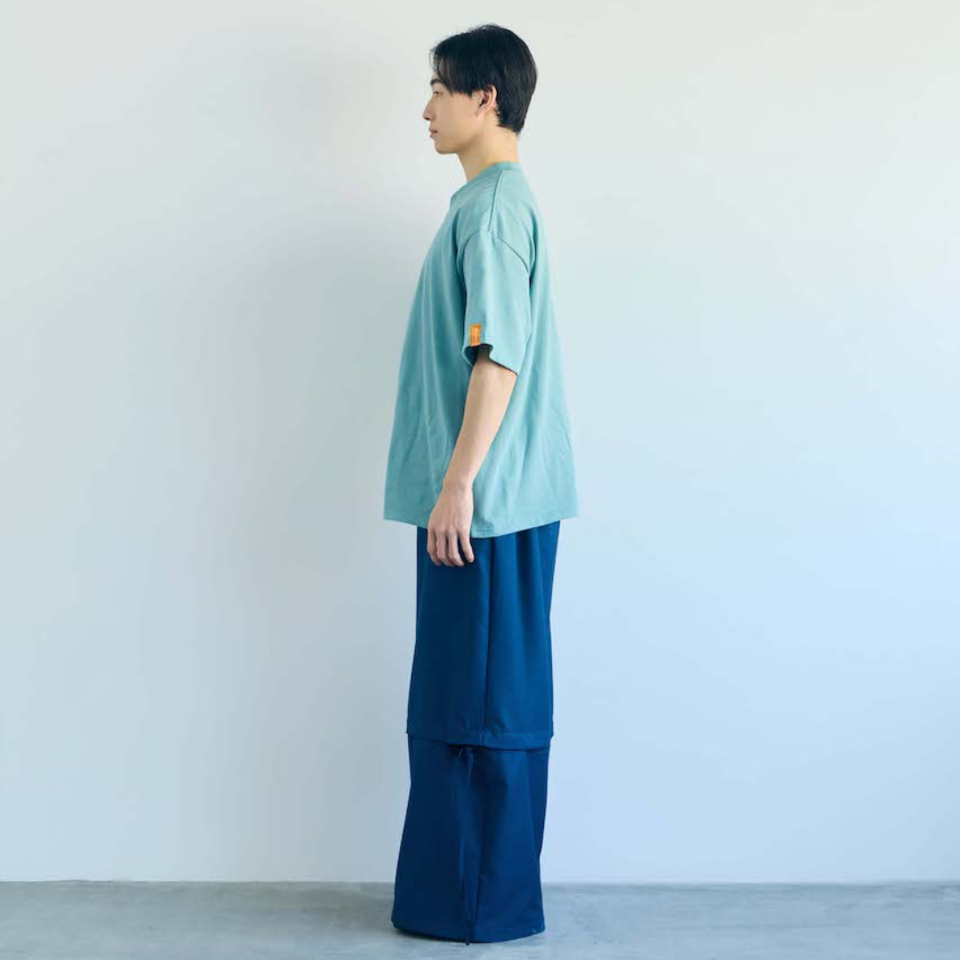 刺繍Tシャツ (SAX BLUE)