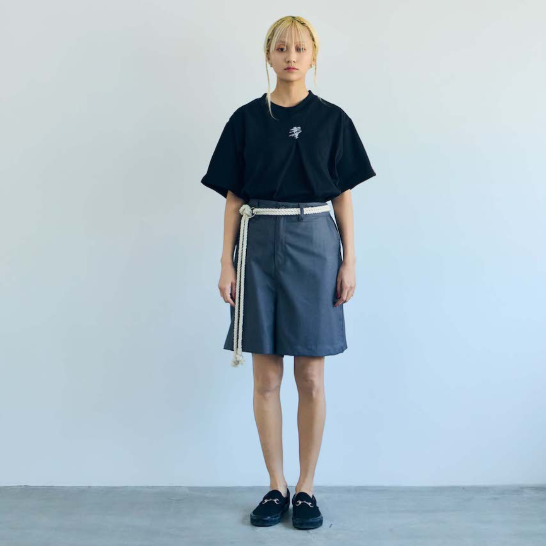刺繍Tシャツ (BLACK)