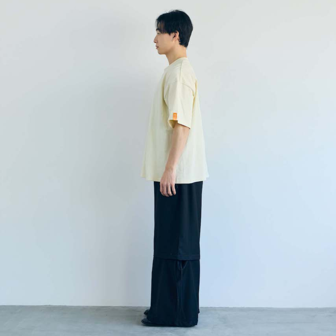 刺繍Tシャツ (LIGHT YELLOW)