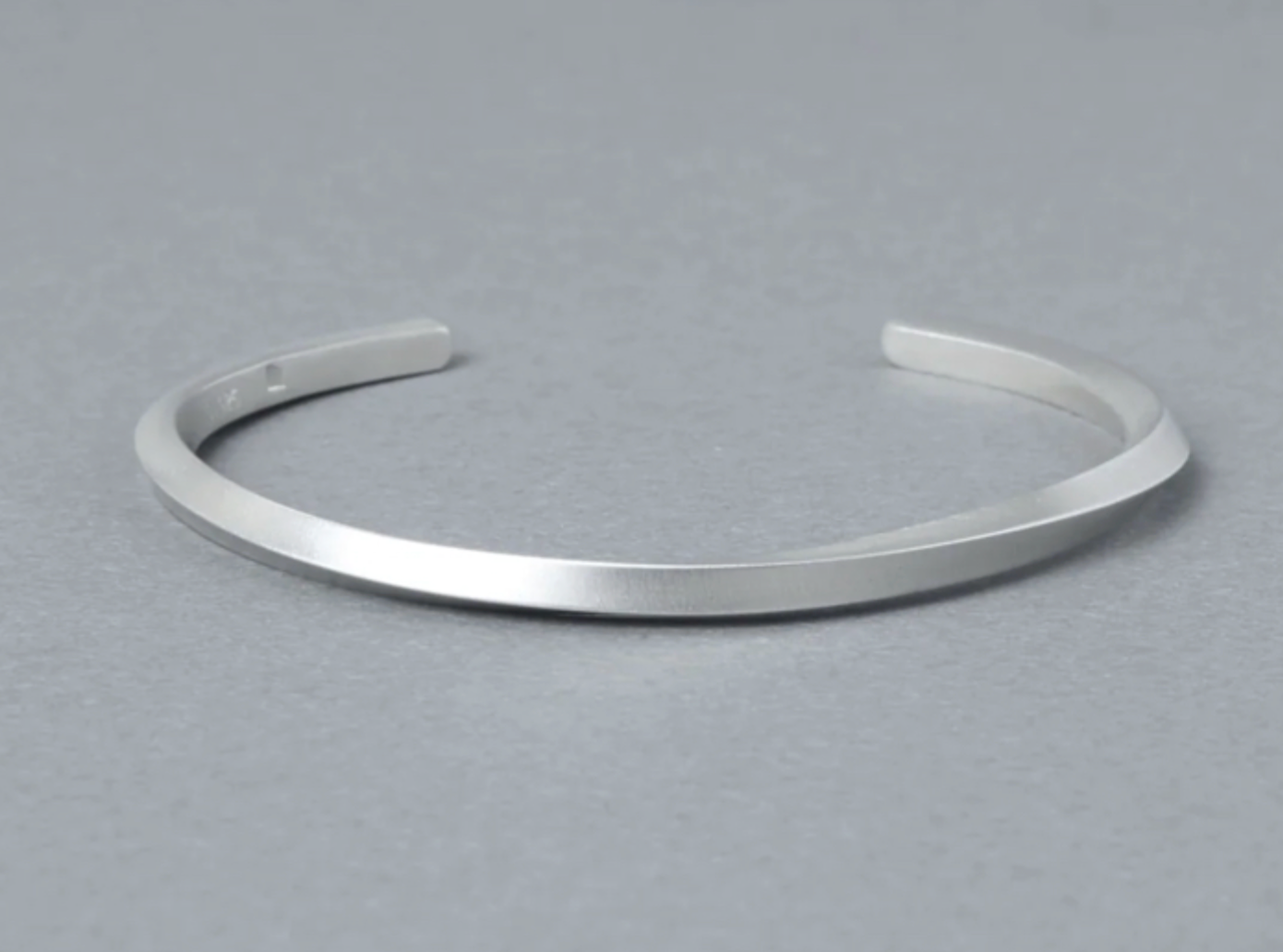 シルバー925 バングル(マット3mm)