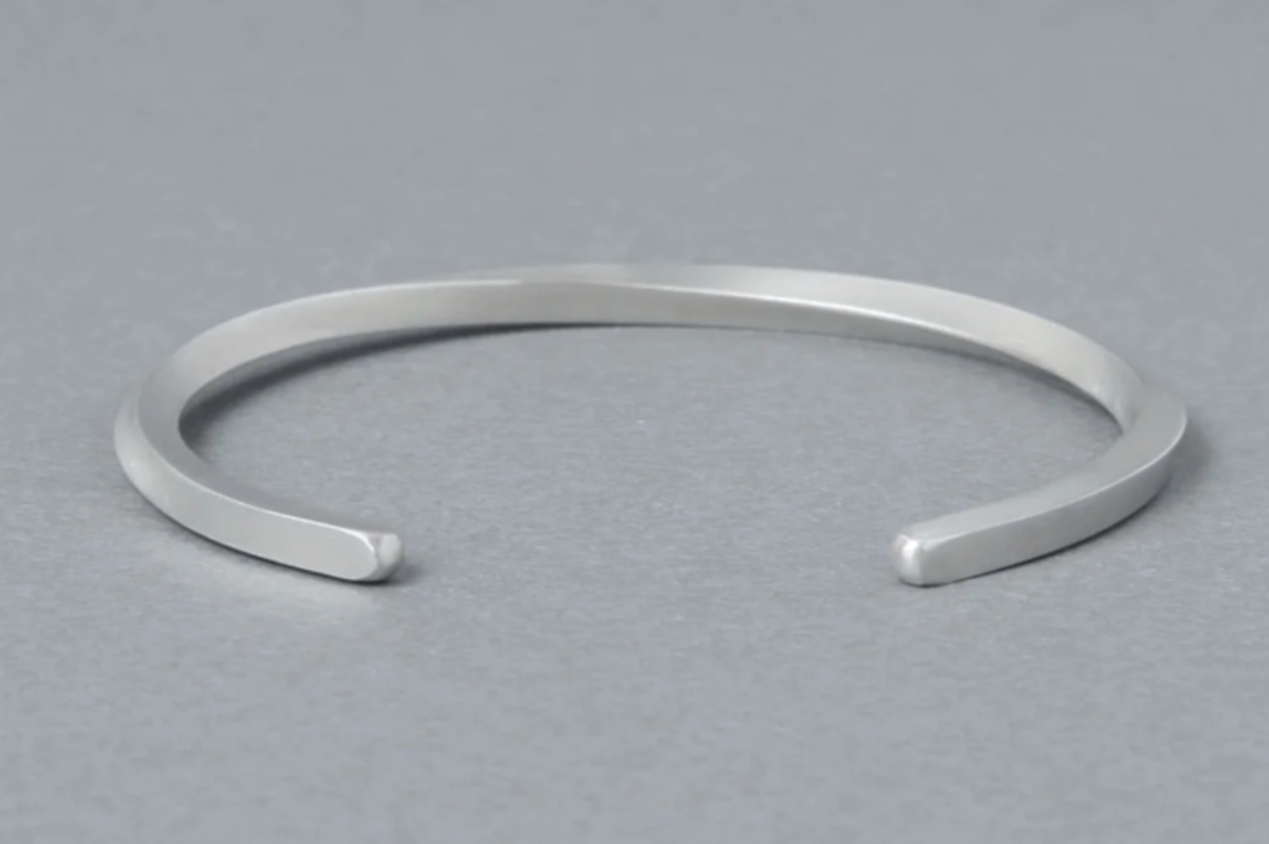 シルバー925 バングル(マット3mm)