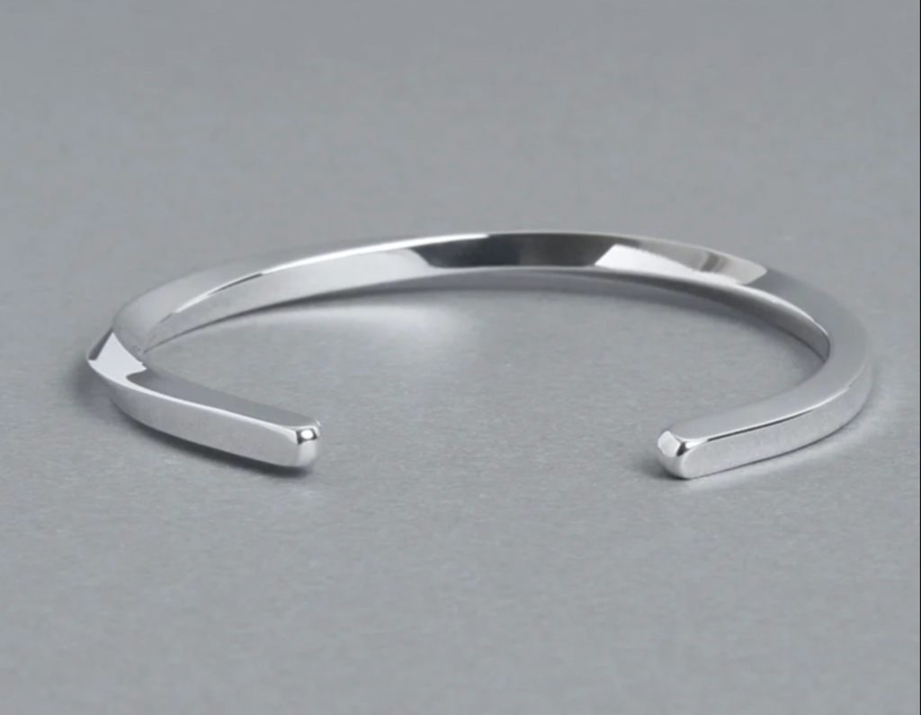 シルバー925 バングル(鏡面4mm)