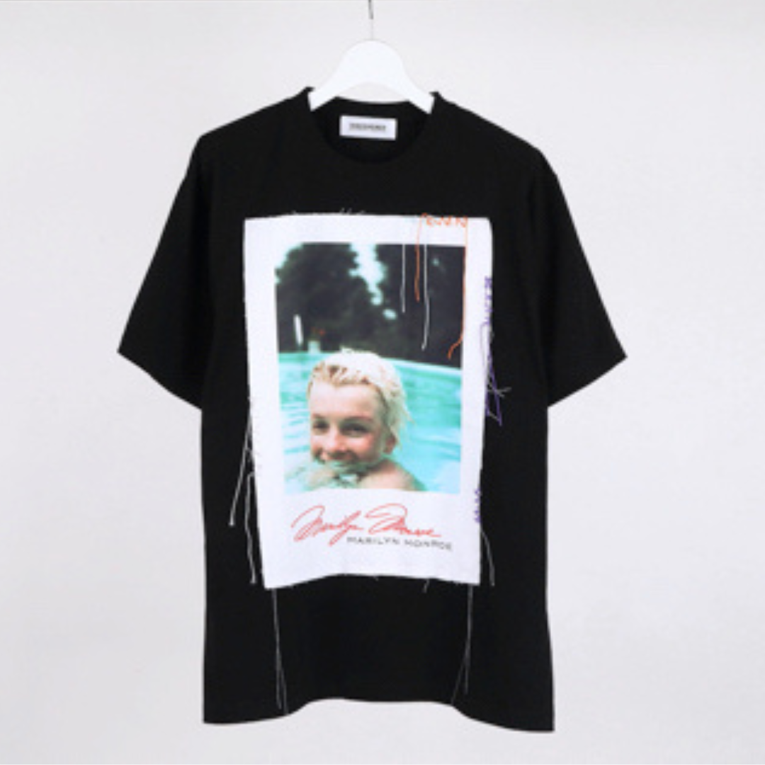 MARILYN MONROE TEE POOL (BLACK)