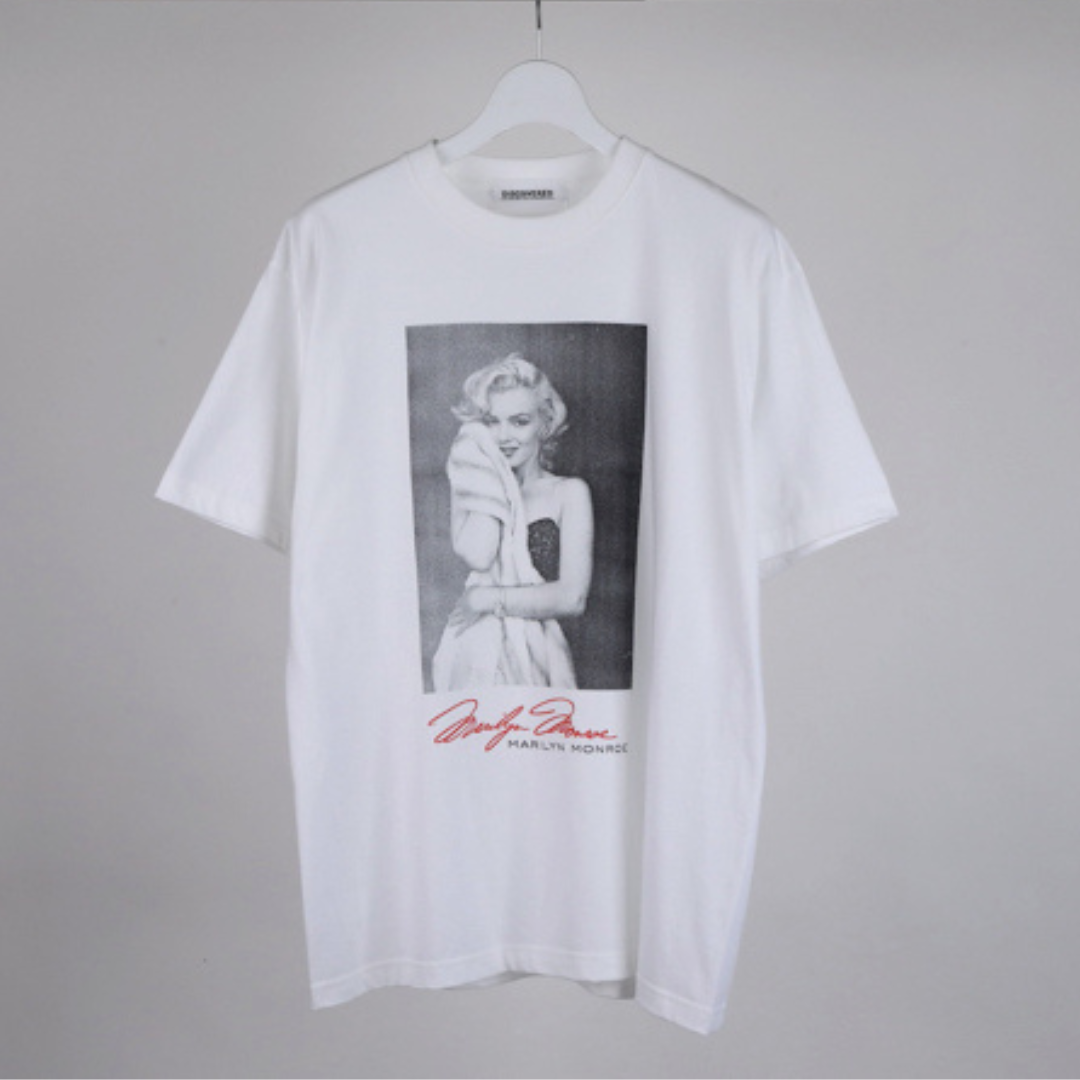 MARILYN MONROE TEE SERF-PORTRAIT (WHITE)