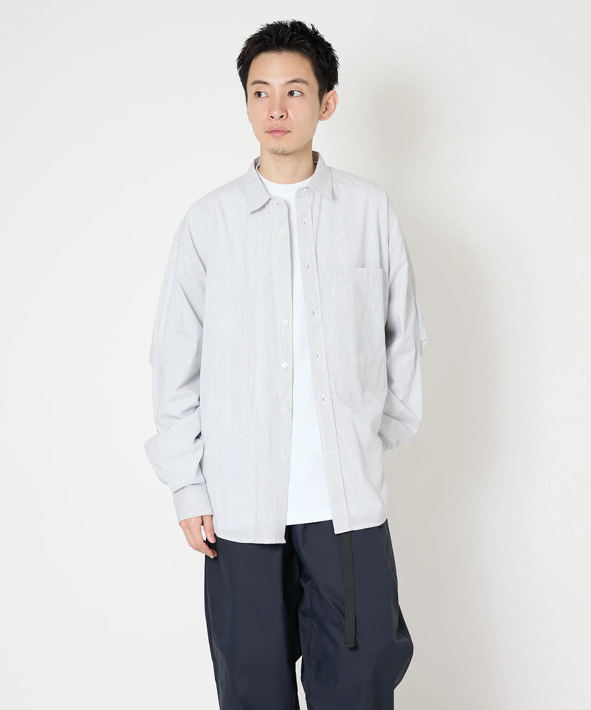 STRIPE TECH SHIRT L/S
