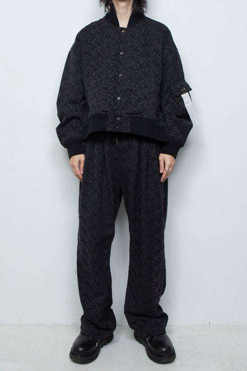 FULL EMBROIDERY JERSEY STADIUM BLOUSON