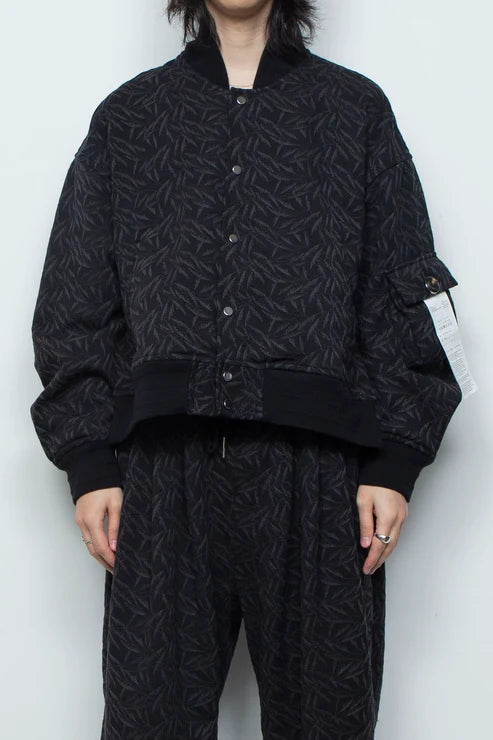FULL EMBROIDERY JERSEY STADIUM BLOUSON