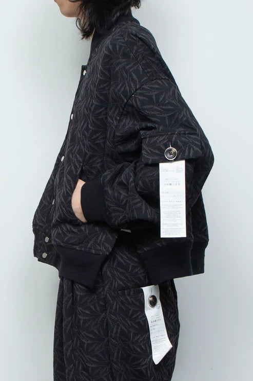 FULL EMBROIDERY JERSEY STADIUM BLOUSON