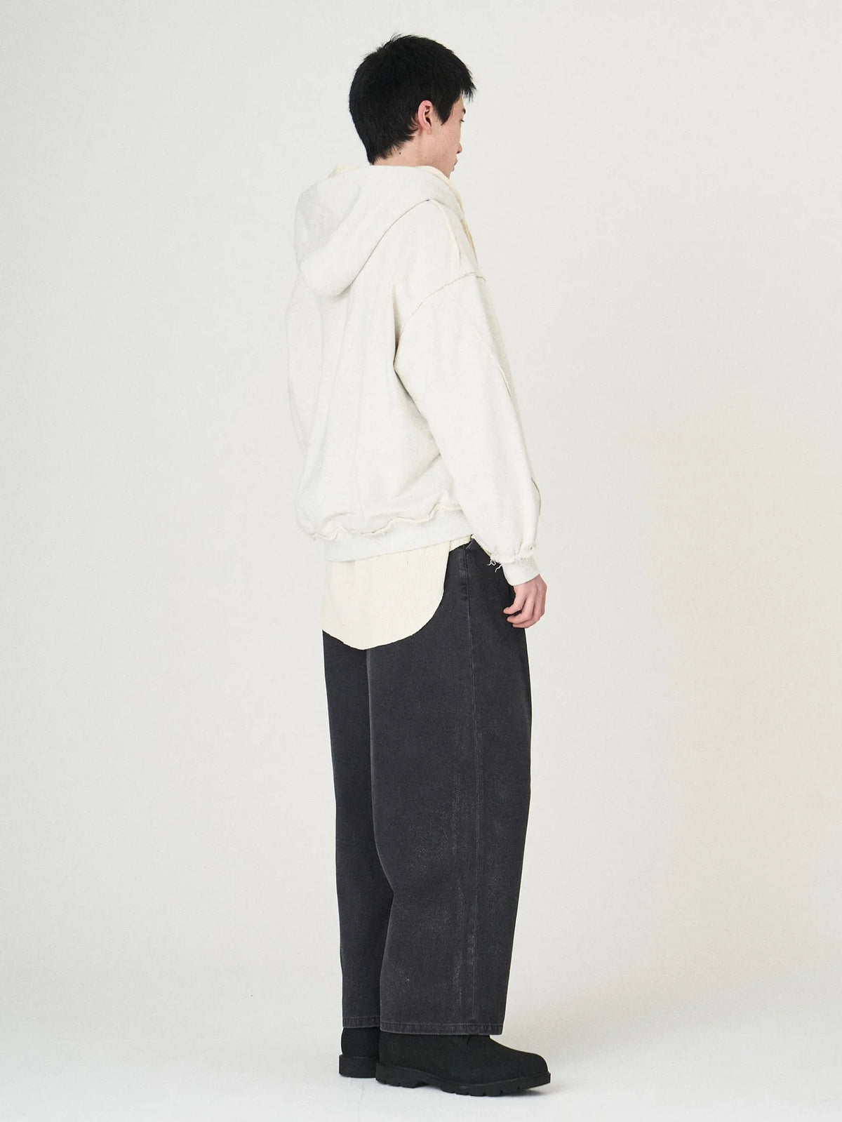 LAYERED SWEAT PARKA