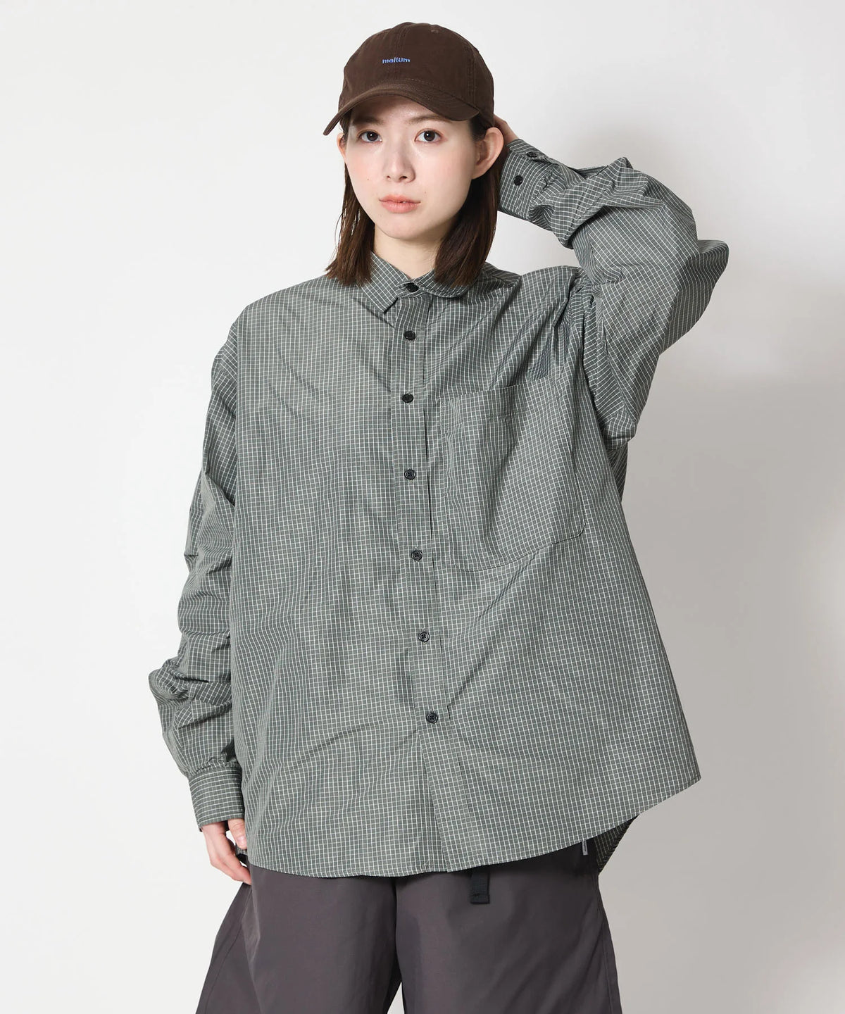GRAPH CHECK TECH SHIRT L/S