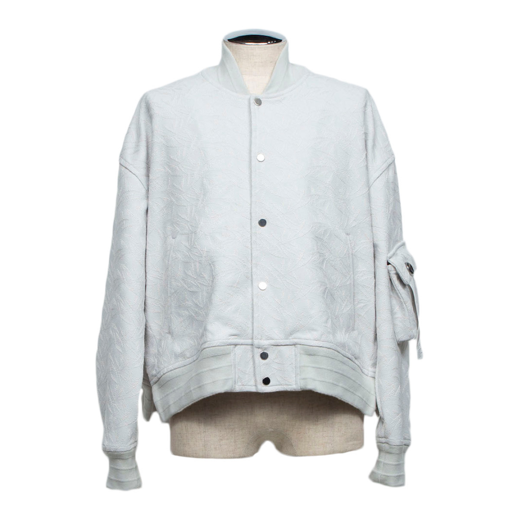 Original fabric stadium jacket (ICE GRAY)