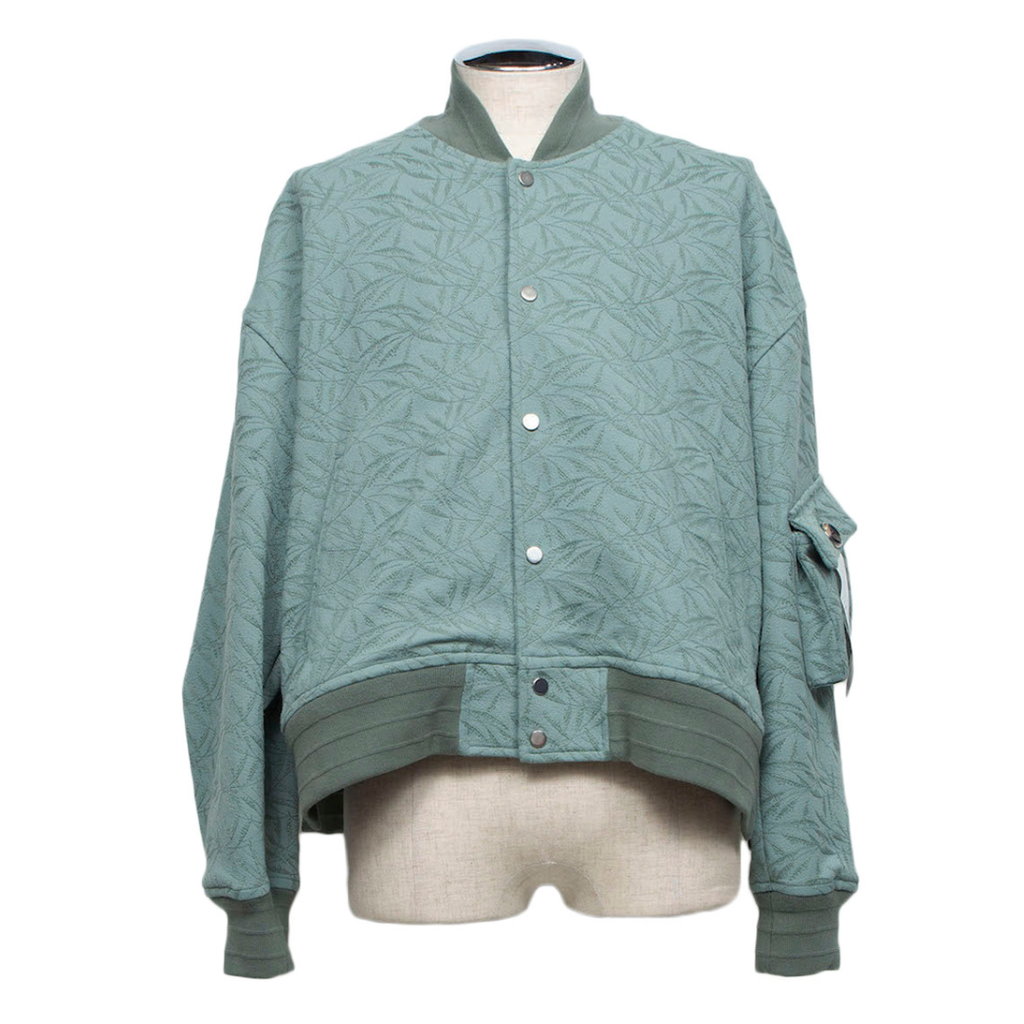 Original fabric stadium jacket (GLASS GREEN)