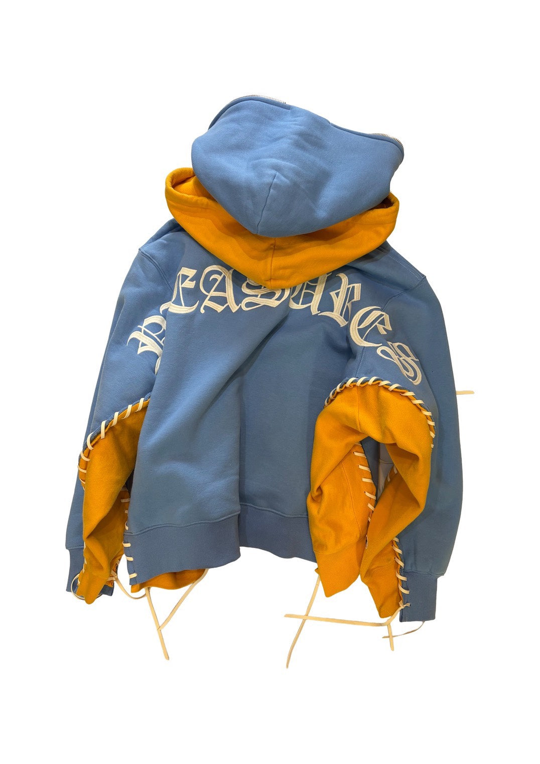 PLEASURES × DISCOVERED DOUBLE LAYERED HOODIE