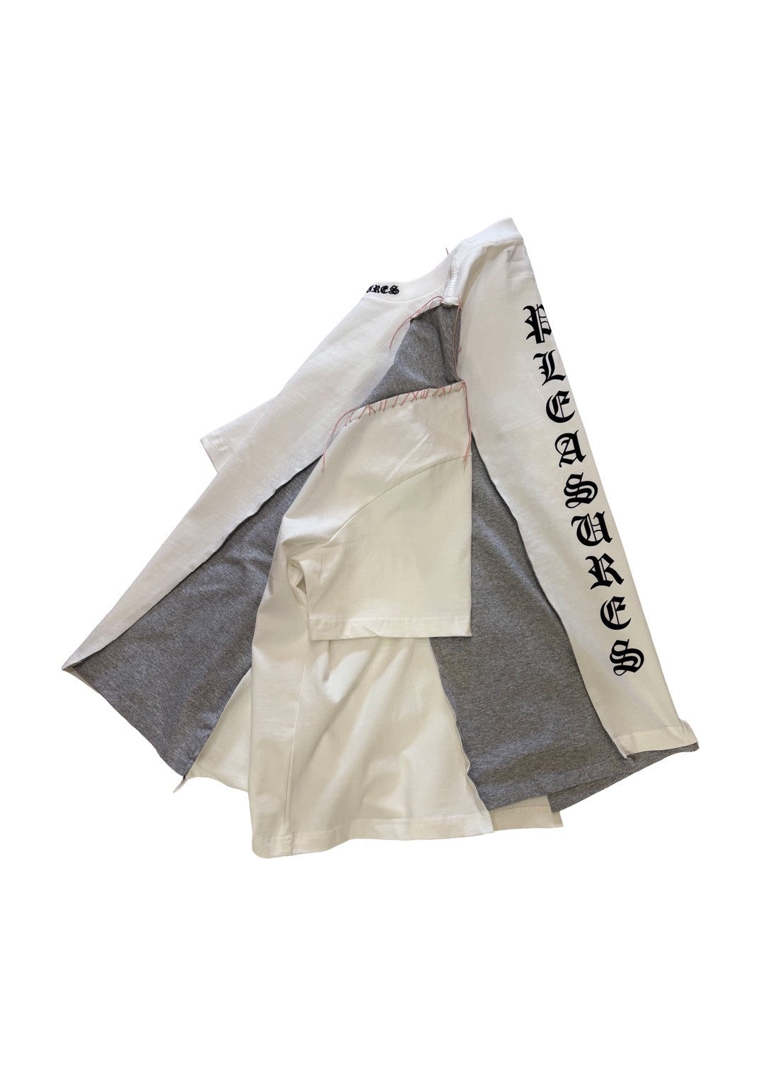 PLEASURES × DISCOVERED DOCKING WIDE TEE