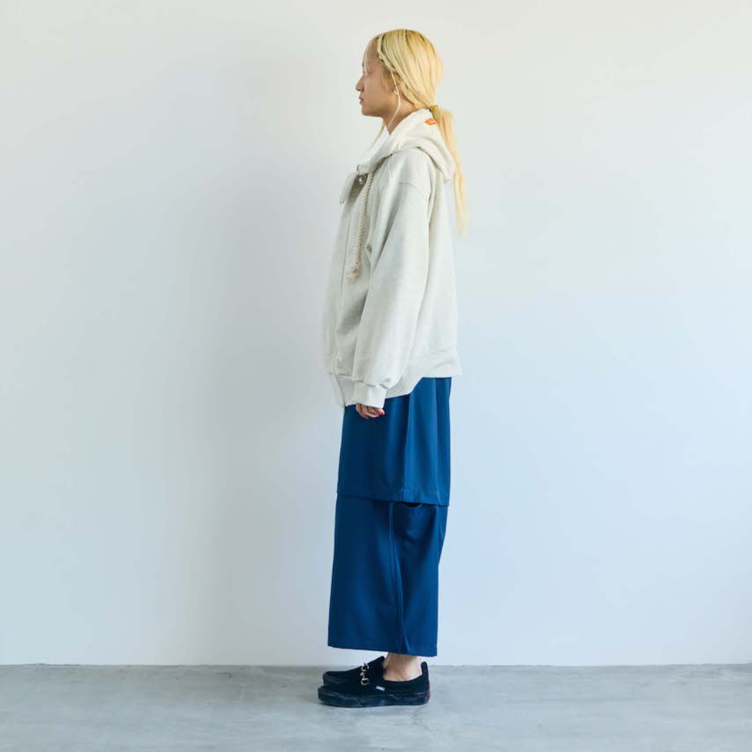 ダブルジップパーカー (OFF-WHITE)