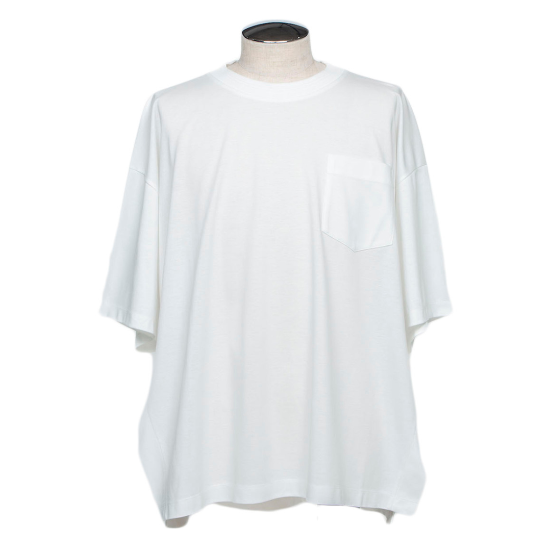 Crew Neck Short Sleeve T-shirt(WHITE)