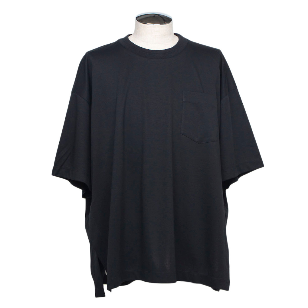 Crew Neck Short Sleeve T-shirt (BLACK)