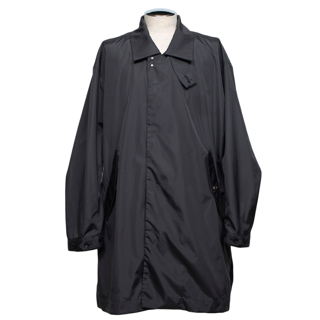 Semi-Long Soutien Collar Light Coat (CHARCOAL)