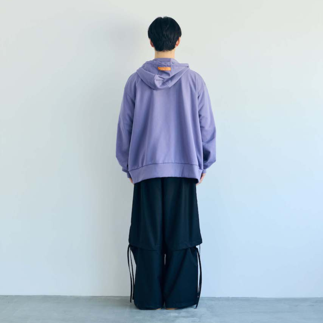 ダブルジップパーカー (PURPLE)