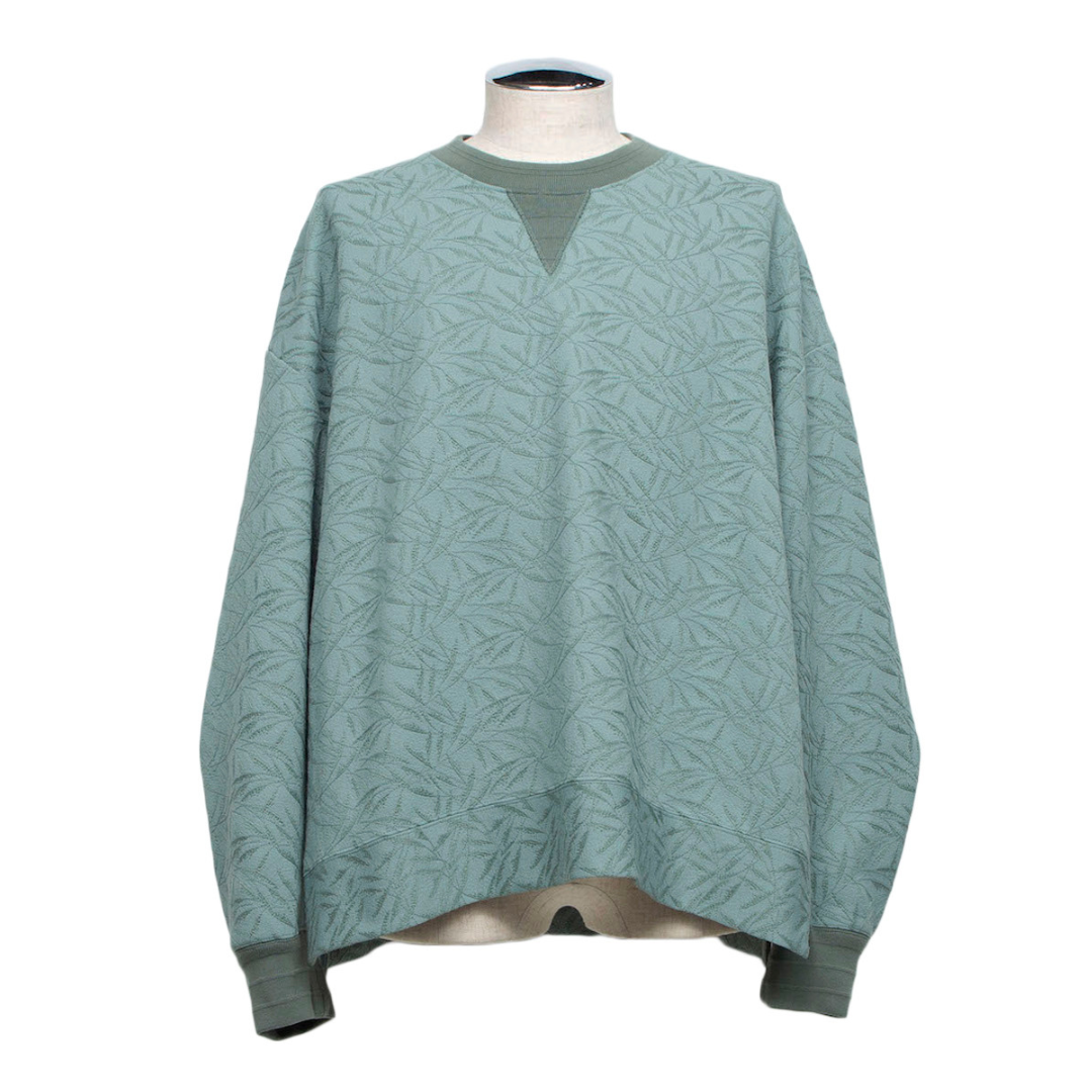 Original fabric Side Vent Pullover (GLASS GREEN)